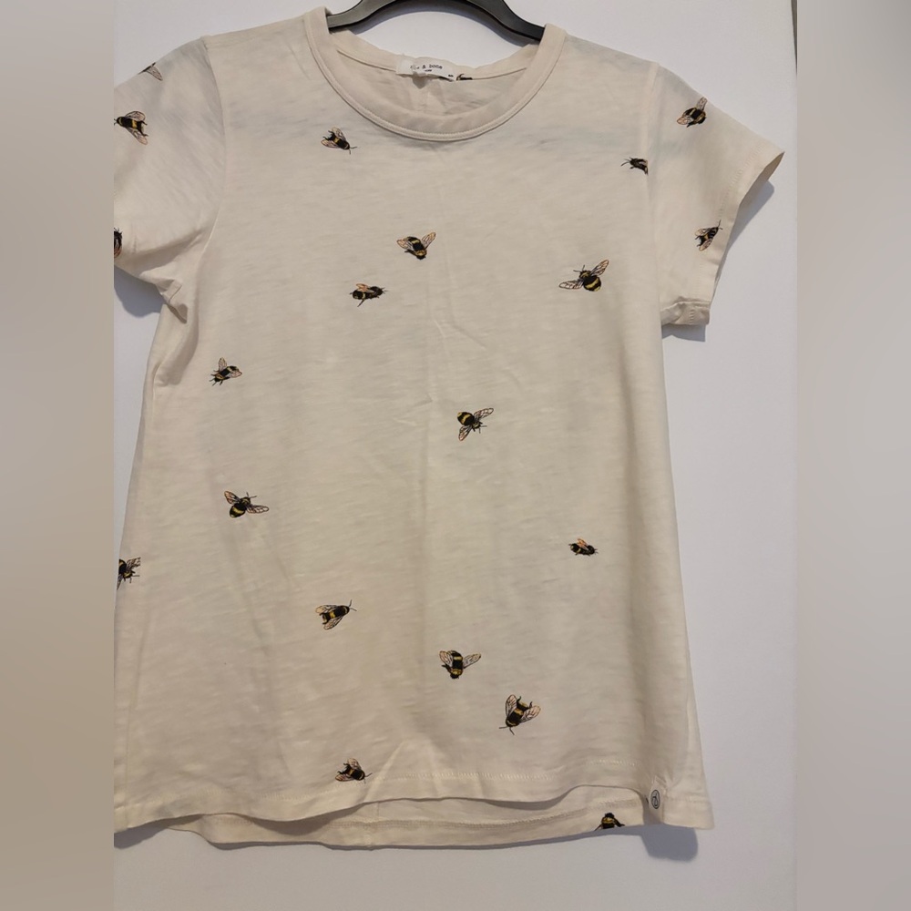 rag & bone Beige Bee Pattern T-Shirt
